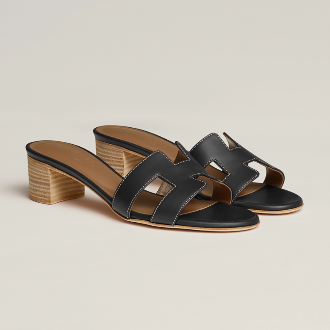 HERMES Oasis Sandals Black